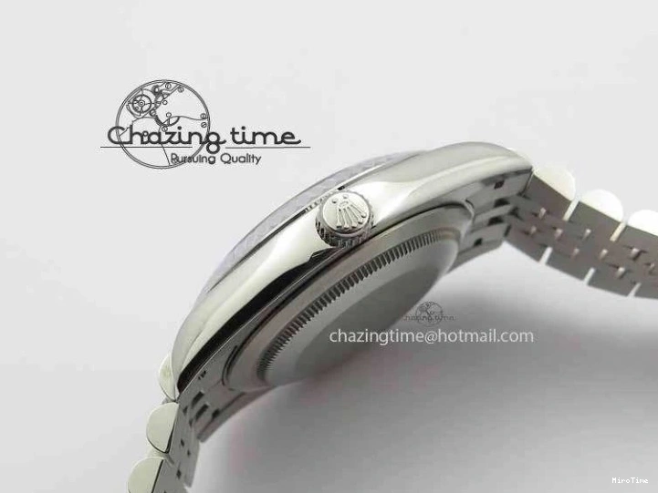 MiroTime 0201 TopPick DateJust II 41mm BP Maker Best Edition Blue Diamonds Dial On New Version Jubilee Bracelet A 3621